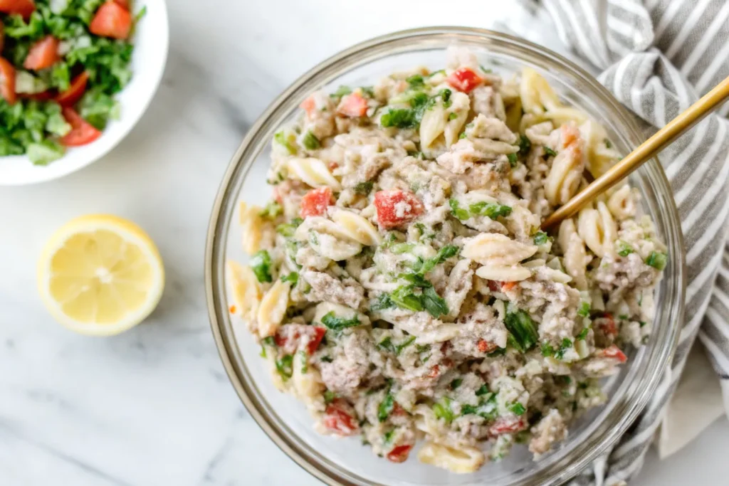 Healthy Tuna Pasta Salad