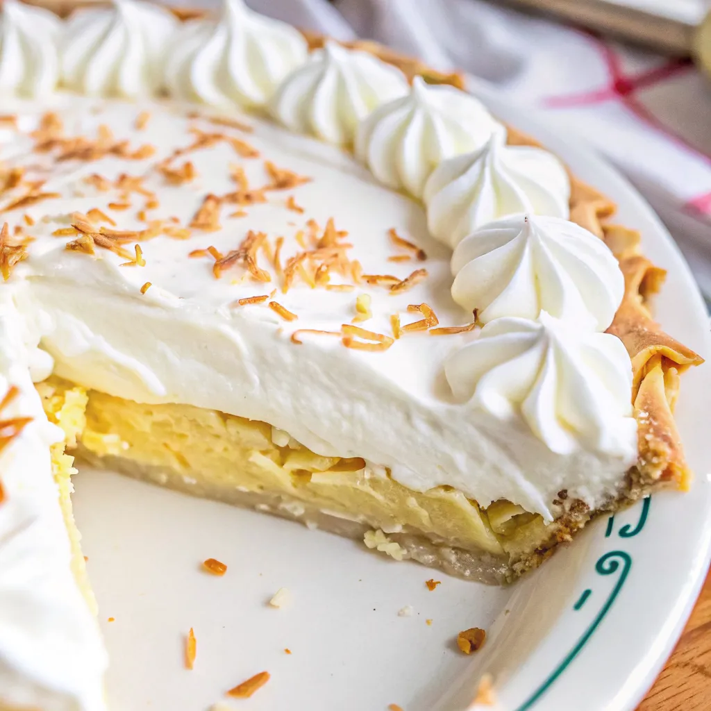 creamy coconut pie
