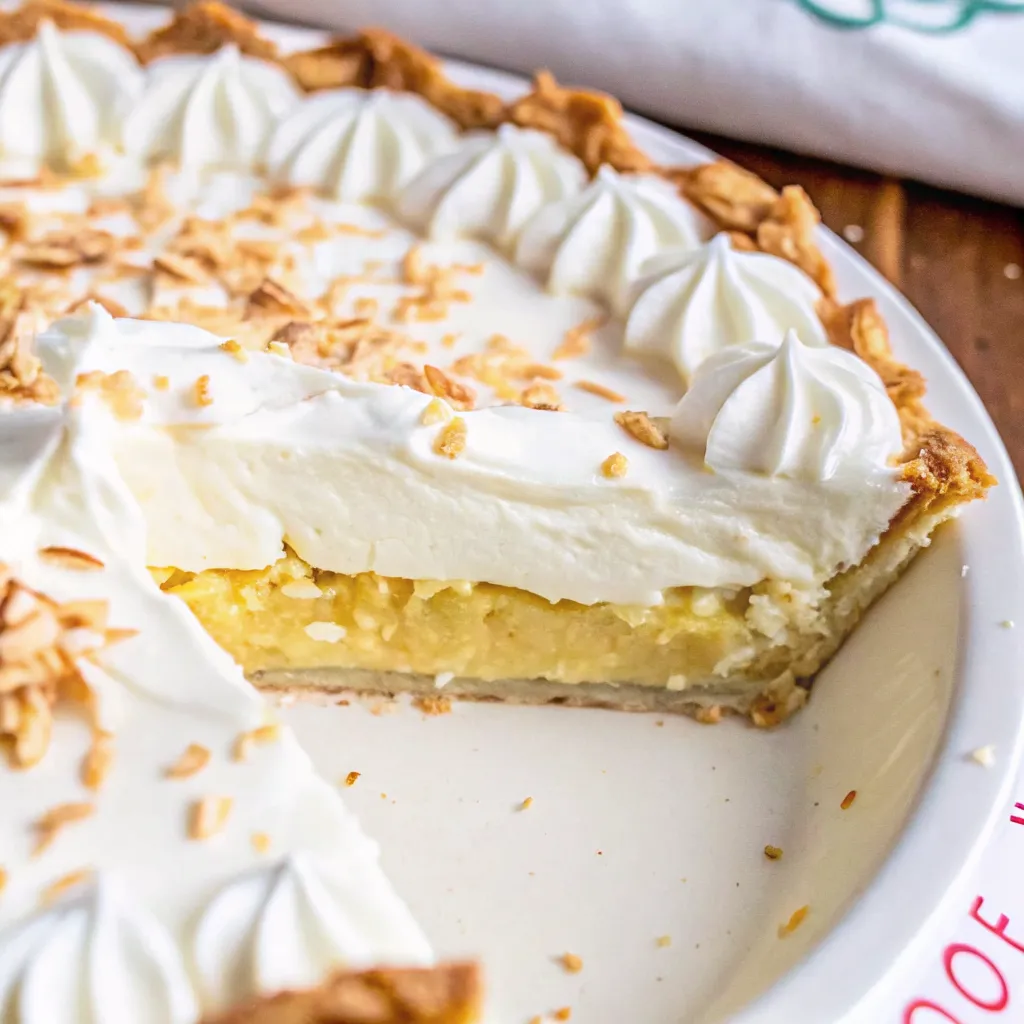 creamy coconut pie