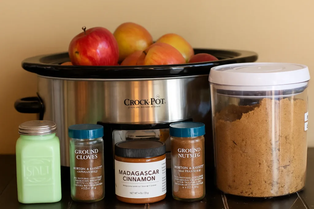 Crockpot Apple Ingredients