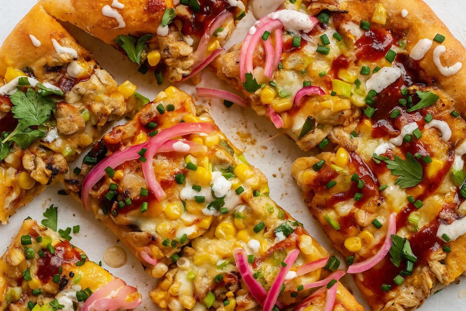 Grilled Summer BBQ Chicken Pizza