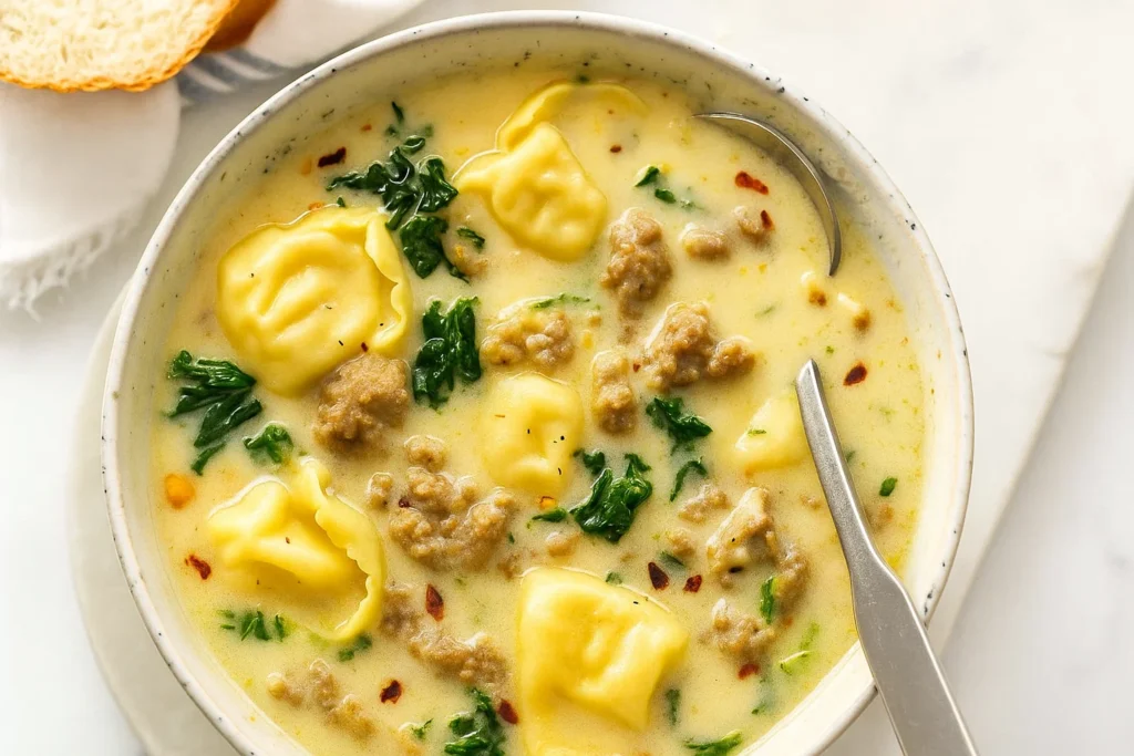 Sausage Tortellini Soup