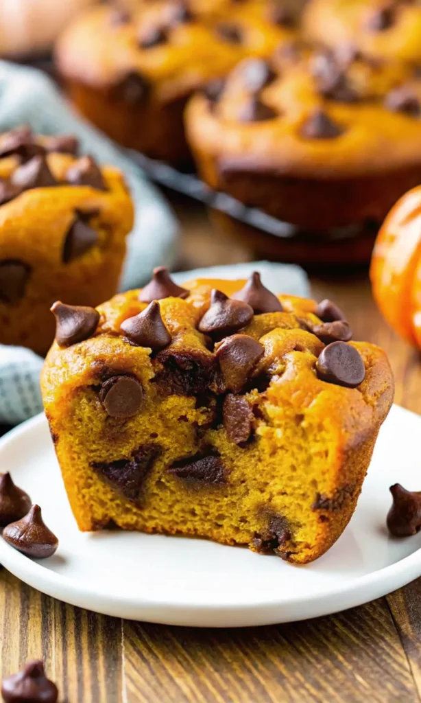 Pumpkin Chocolate Chip Muffins